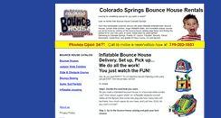 Desktop Screenshot of bouncehousecoloradosprings.com
